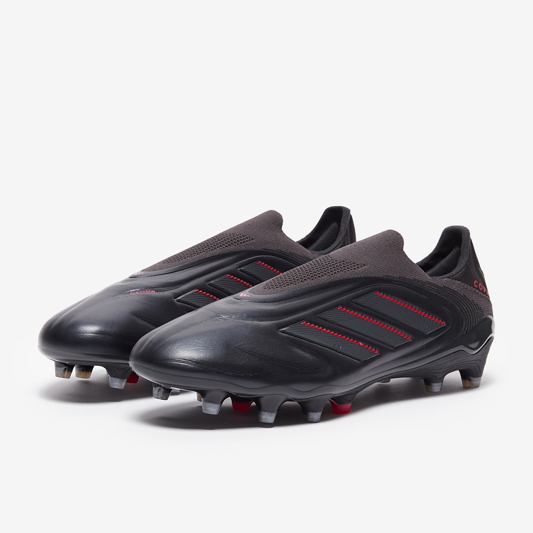 adidas Copa Pure III Elite Laceless Firm Ground - Black/Carbon