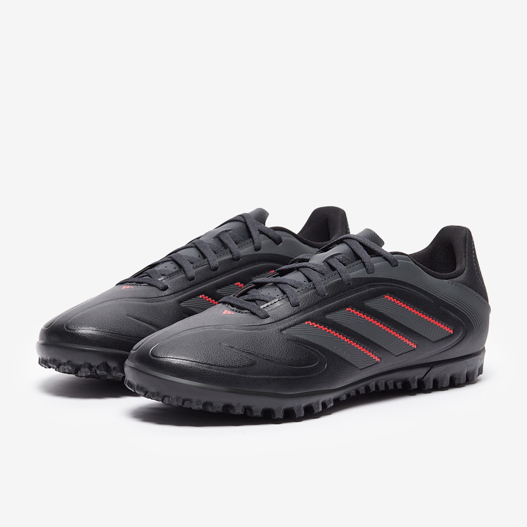 adidas Copa Pure III Club Turf - Black/Carbon/Lucid Red - Adult