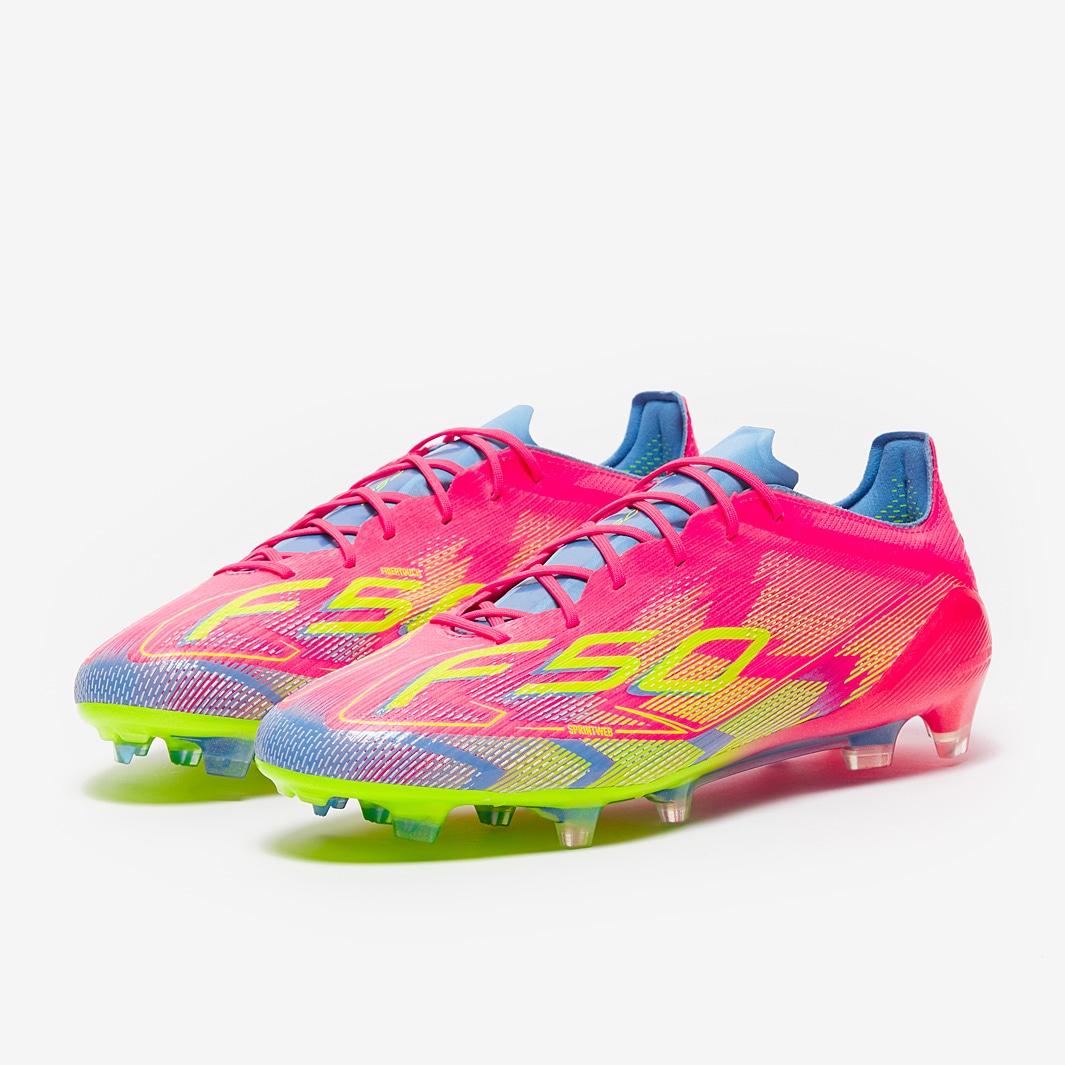 adidas F50 Elite Firm Ground - Lucid Pink/Lucid Lemon/Blue Fusion