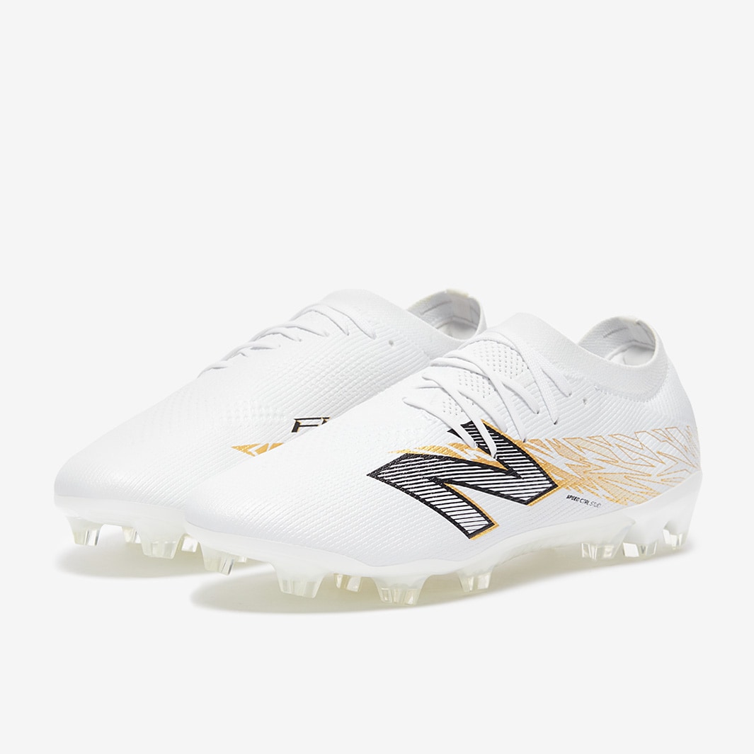 ⭐️NLINE New Balance Furon V8 Elite Firm Ground - White/Metallic Gold