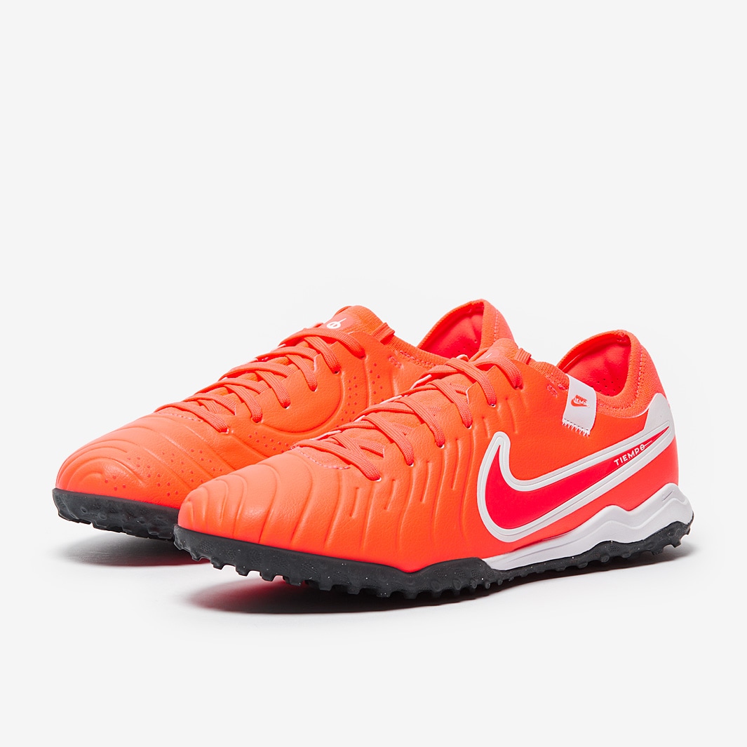 Nike Tiempo Legend X Pro Turf - Hot Lava/White - Adult Cleats |