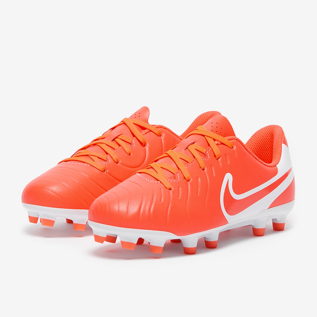 Nike Kids Tiempo Legend X Club Firm Ground/Mixed Ground - Hot Lava