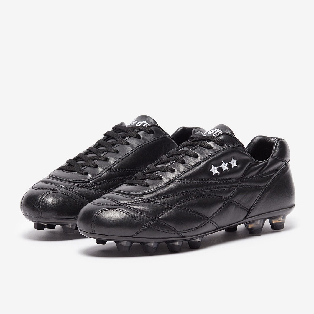 Pantofola d'Oro New Star Firm Ground - Black/White - Adult Cleats | Pantofola d'Oro New Star Firm Ground - Black/White - Adult Cleats |