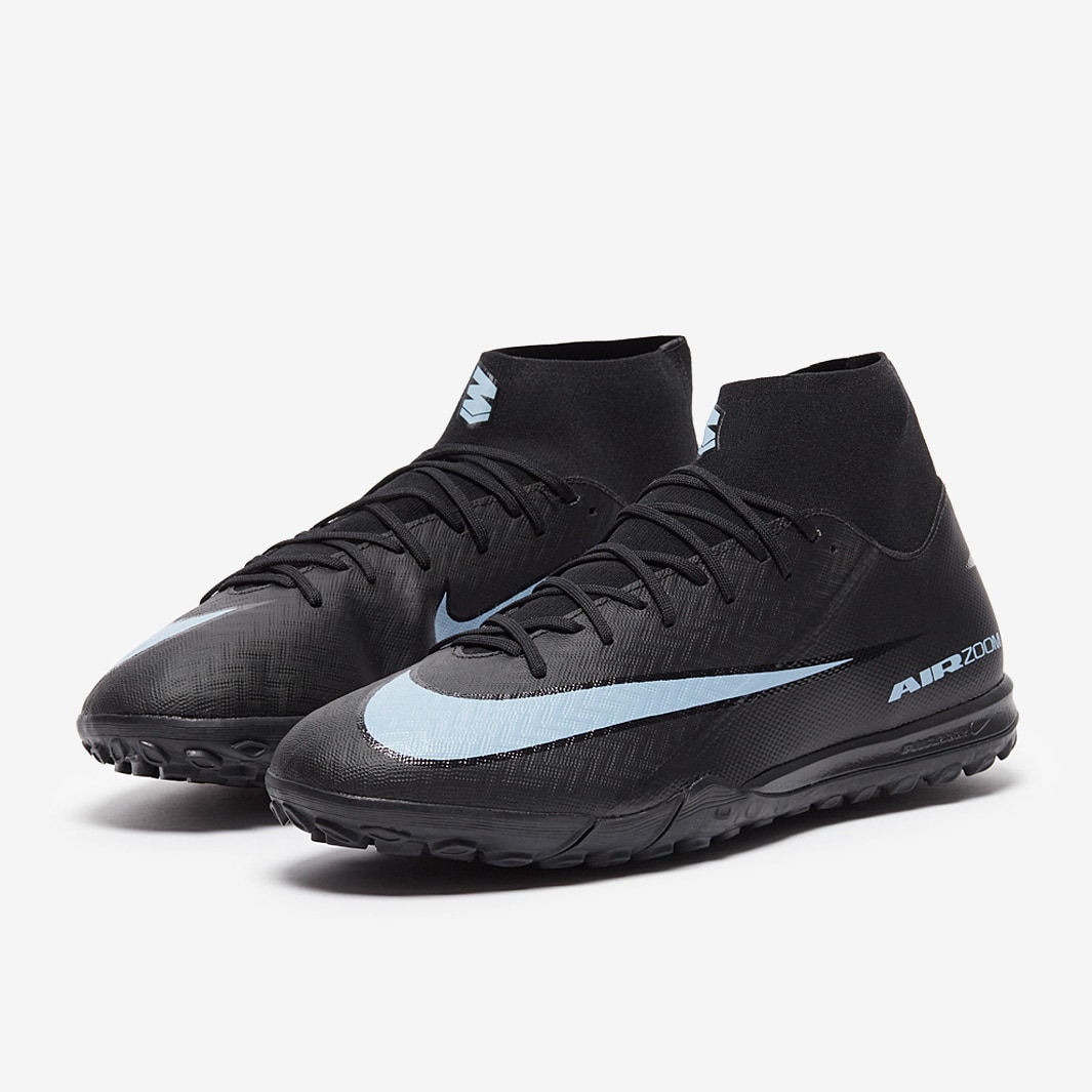 Nike Air Zoom Mercurial Superfly X Academy Turf - Black/Ice Blue