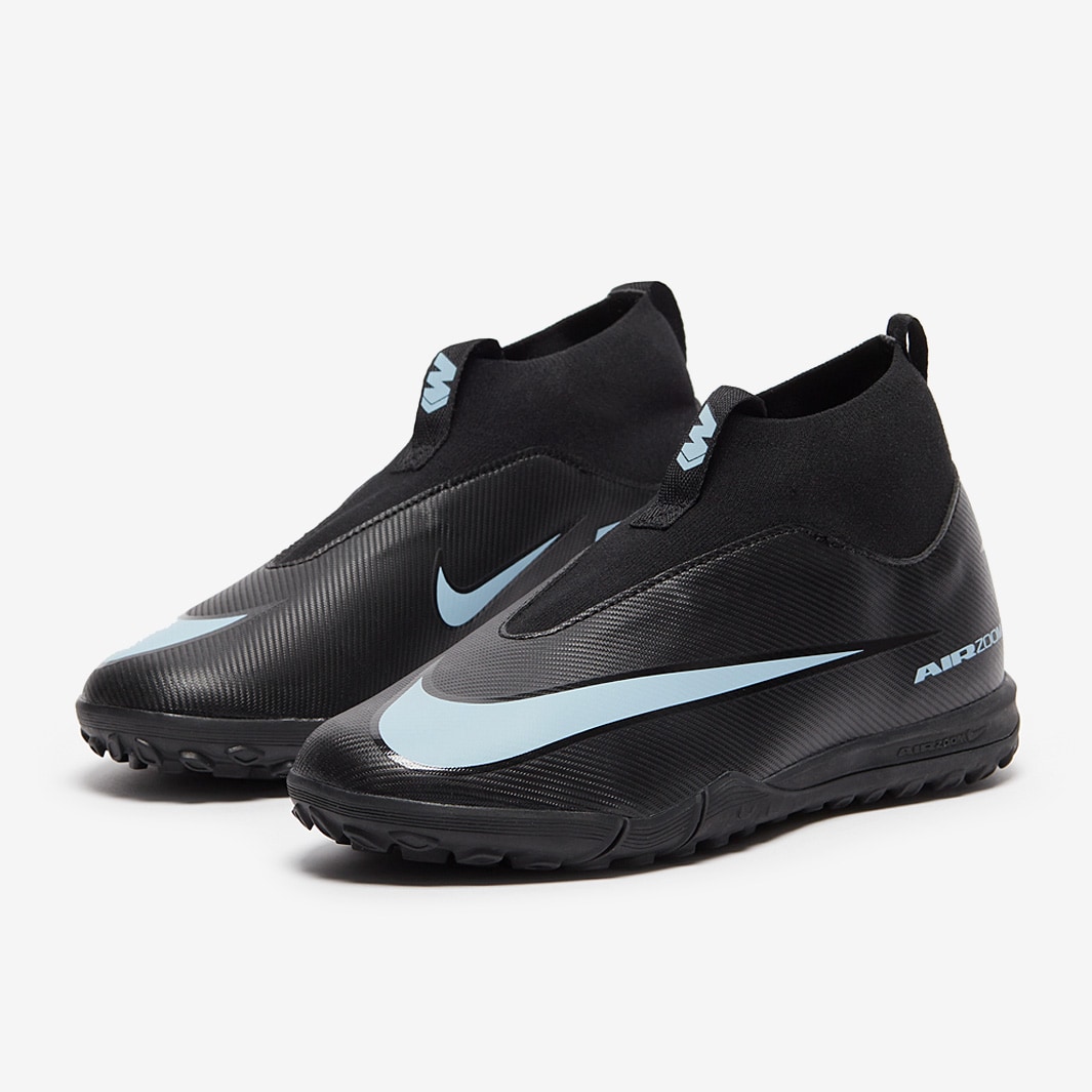 Nike Kids Air Zoom Mercurial Superfly X Academy Turf - Black/Ice