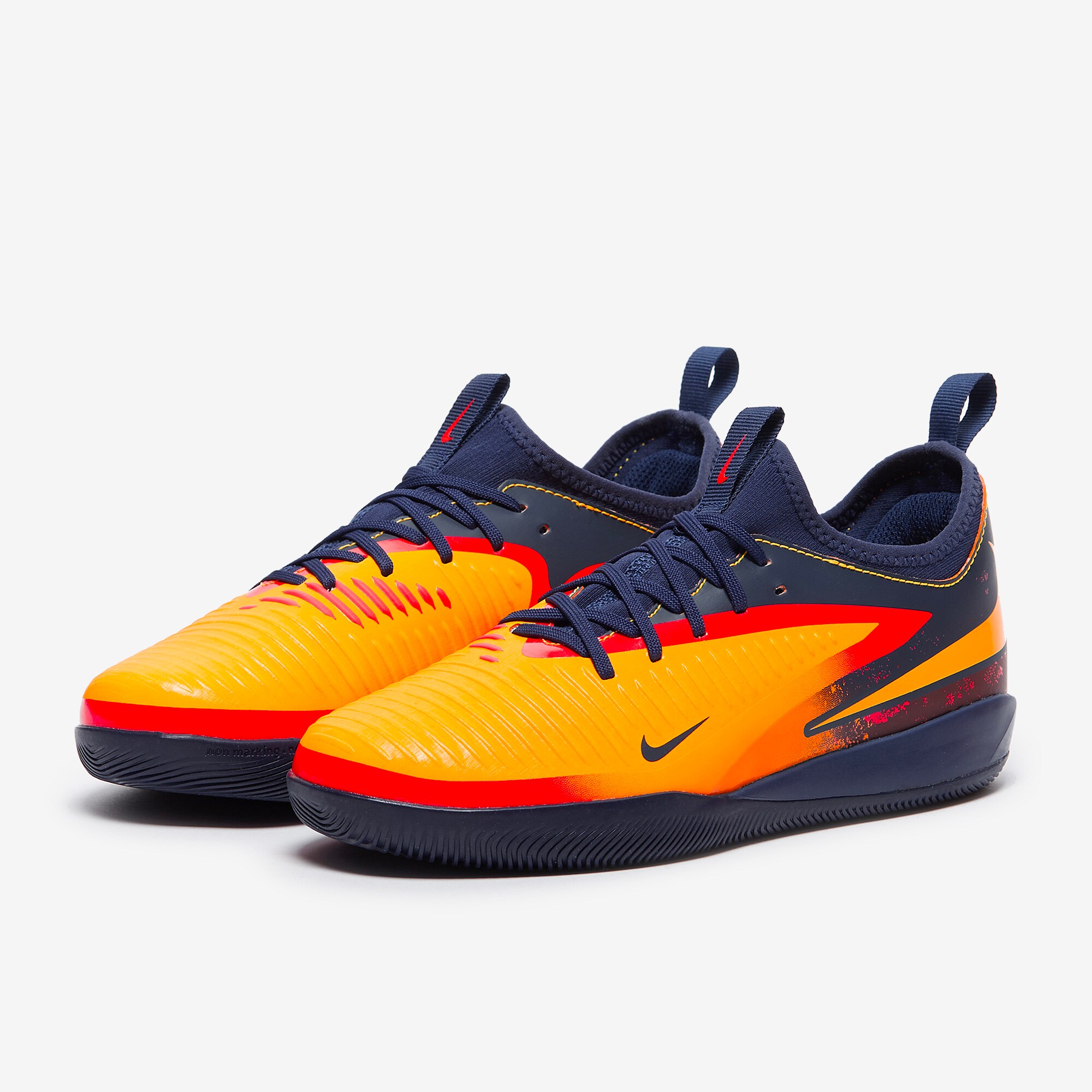 Nike Kids Phantom 6 Academy Low x Haaland Indoor - Laser Orange
