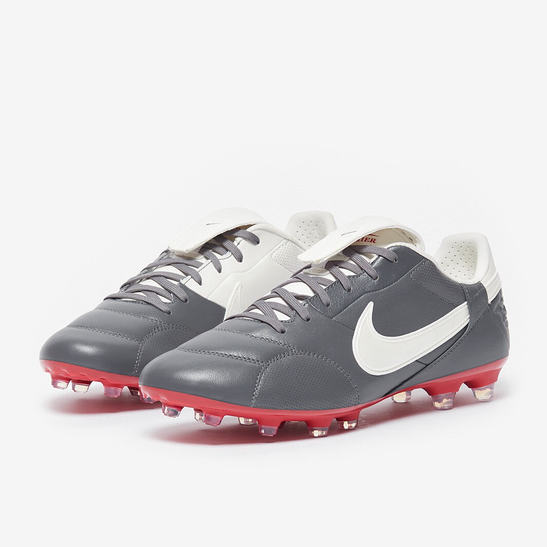 Nike The Premier III Firm Ground - Lt Graphite/Mtlc Summit White