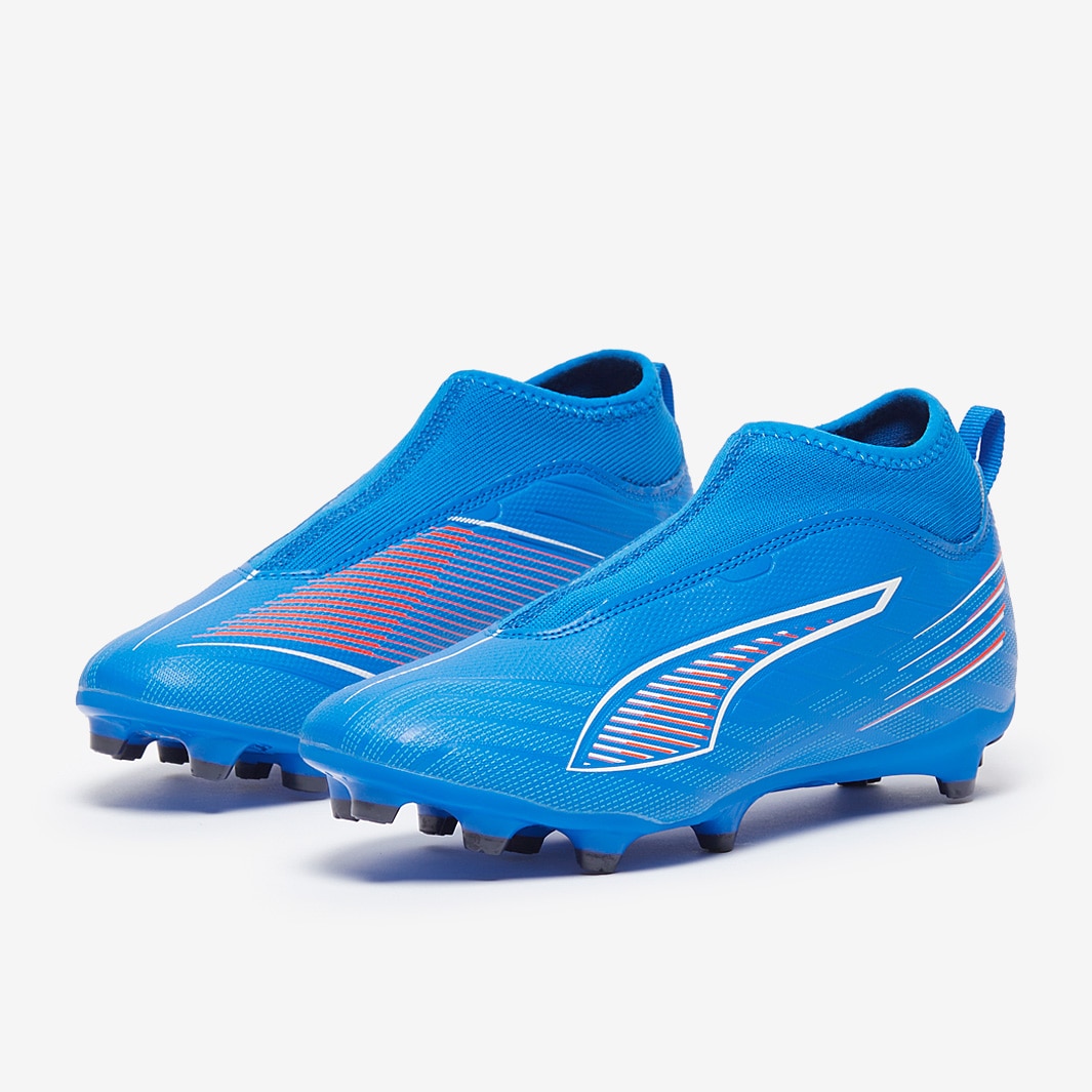 Puma Kids Ultra Match+ Laceless FG/AG Ultra Blue/Puma White
