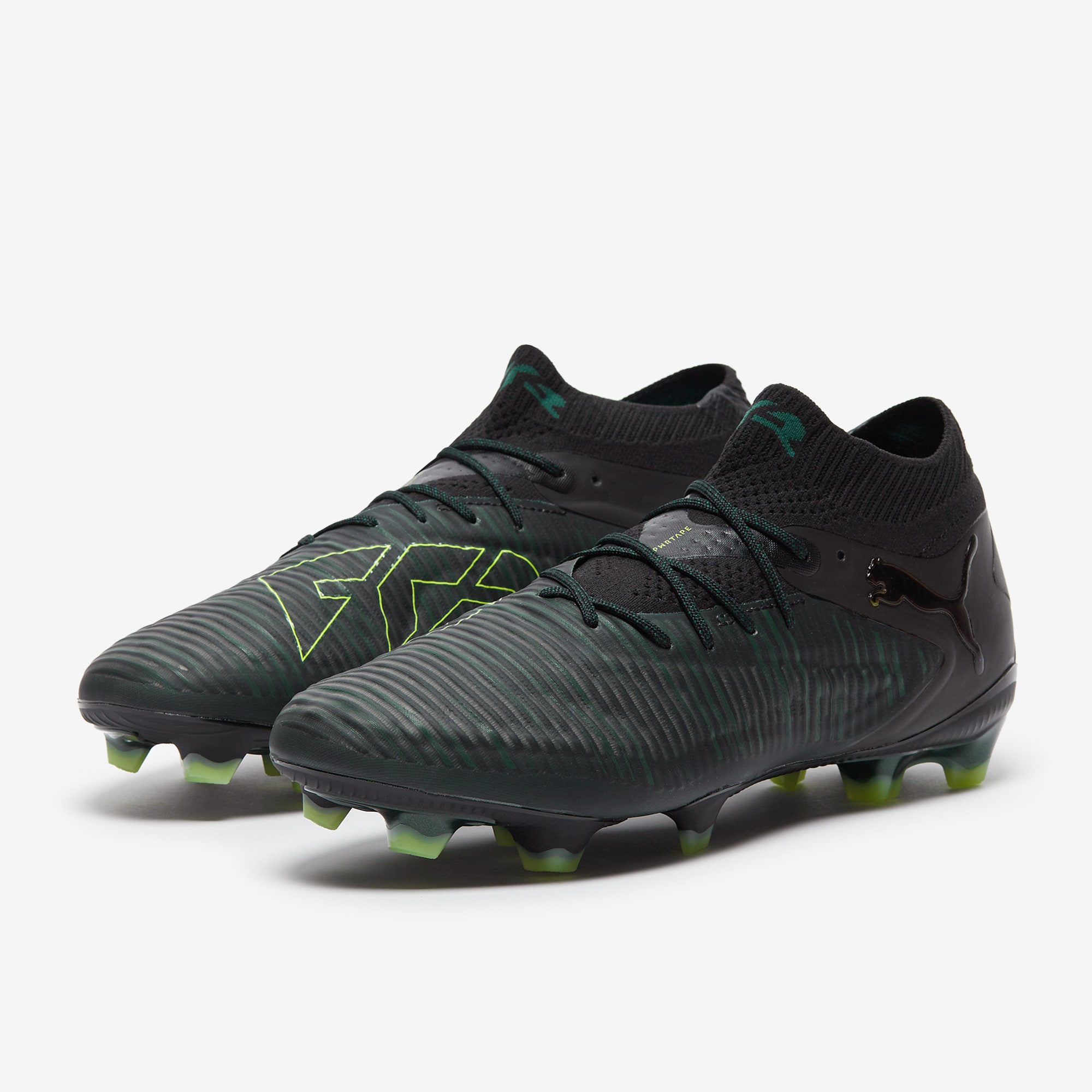 Puma サッカーシューズ ブラック 106560-01 UK8 Kemari87 KISHISPO / フューチャー Z 1.2 FG/AG 106476-02