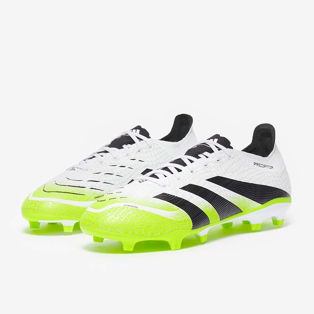 adidas Predator スパイクシューズ ホワイト/ブラック/ライム adidas Predator League Firm Ground/Mixed Ground - Ftwr White/Core