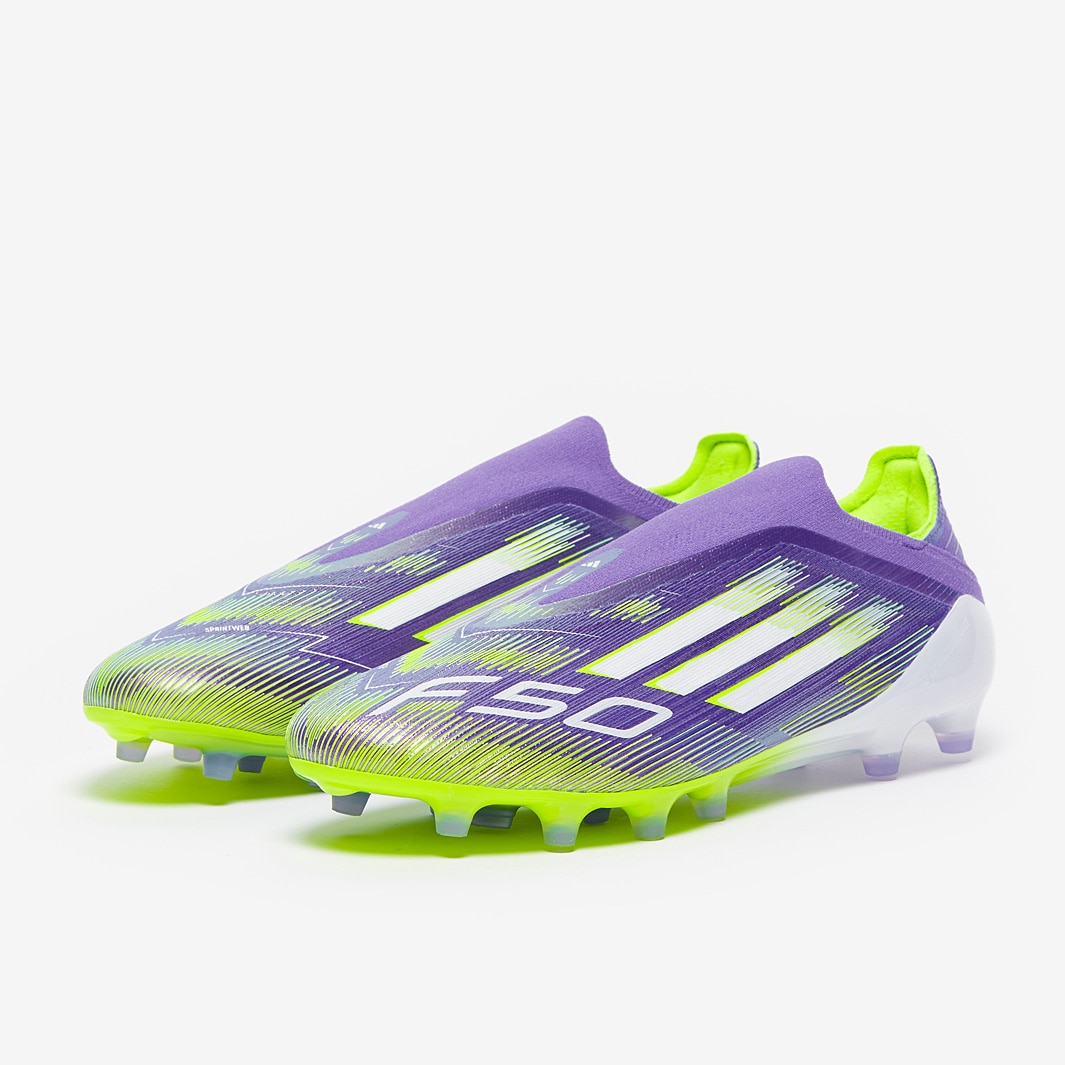 adidas F50 Elite Laceless Artificial Grass - Purple Rush/Ftwr