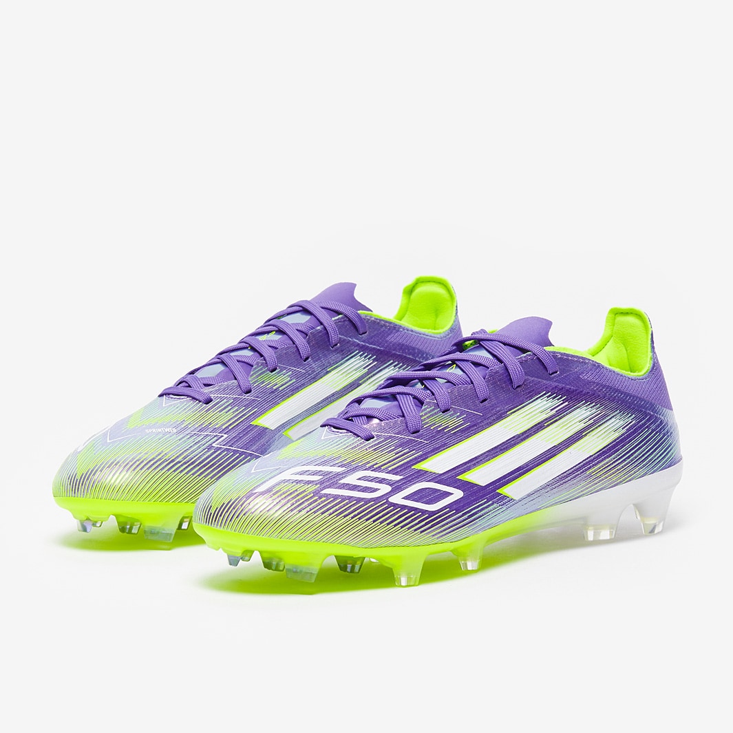 adidas F50 Pro Firm Ground - Purple Rush/Ftwr White/Lucid Lemon