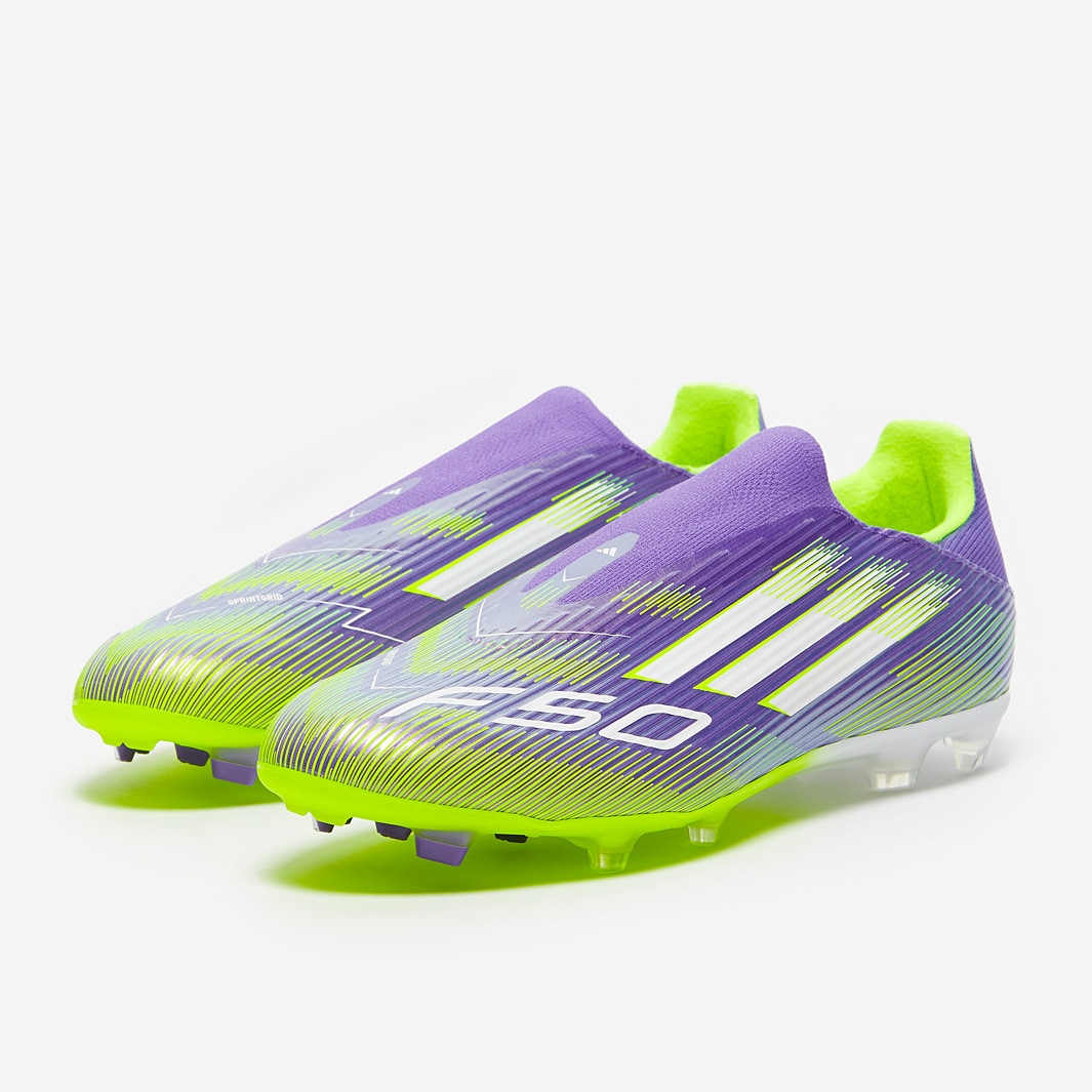 adidas F50 League Laceless Firm Ground/Mixed Ground - Purple Rush