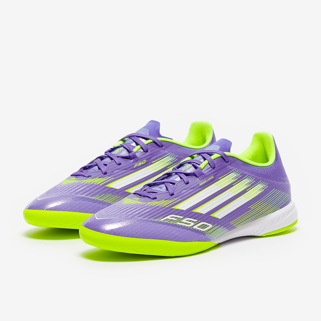 adidas F50 League Indoor - Purple Rush/Ftwr White/Lucid