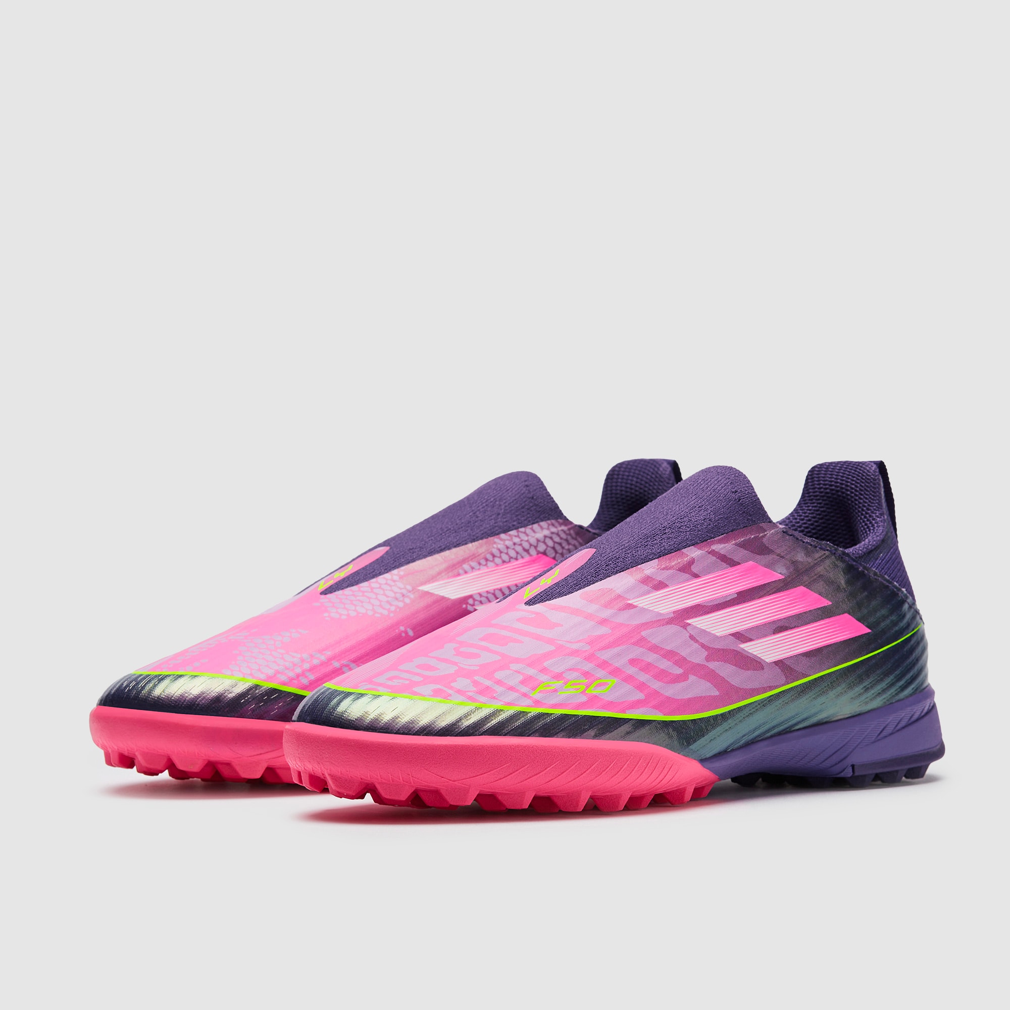 adidas F50 League Laceless x Lamine Yamal TF pour Enfant - Violet