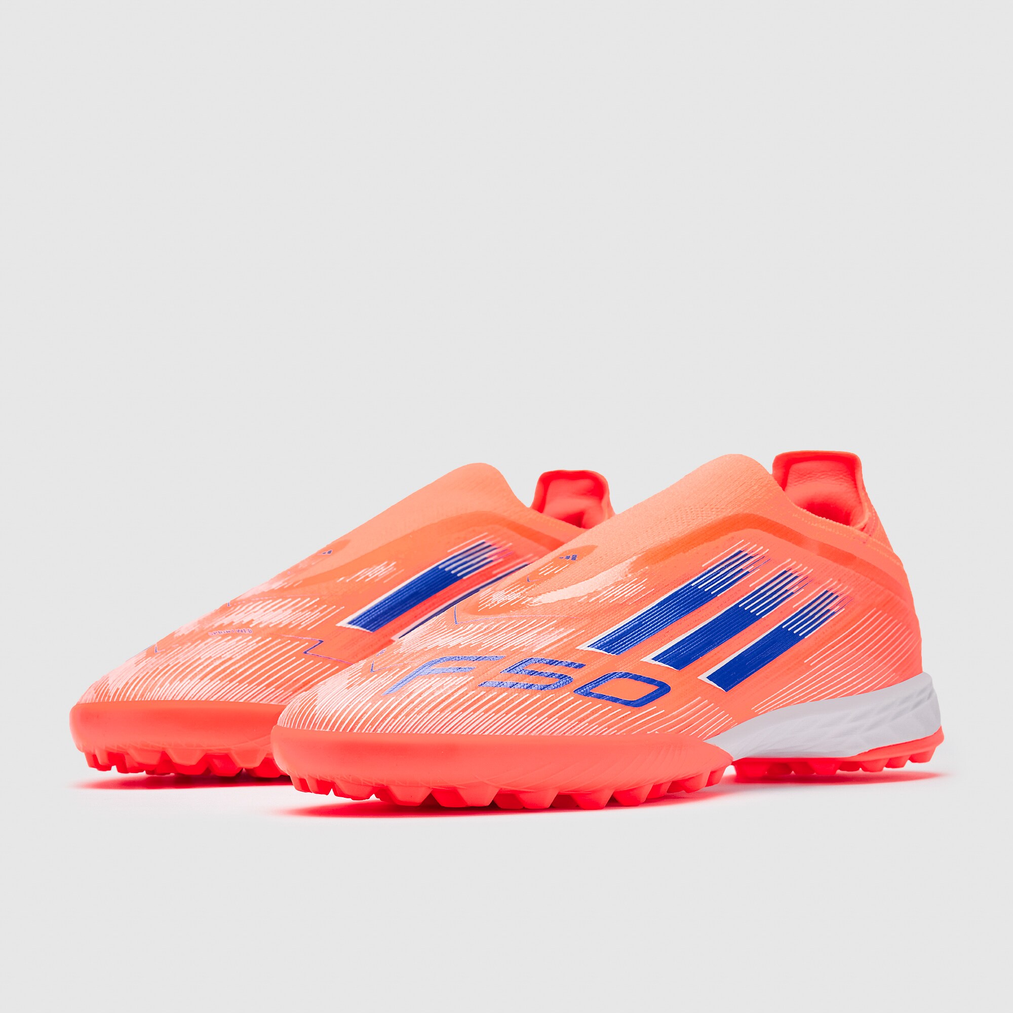 adidas F50 Pro Schnürungslos TF - Beam Orange/Lucid Blau/Ftwr Weiß