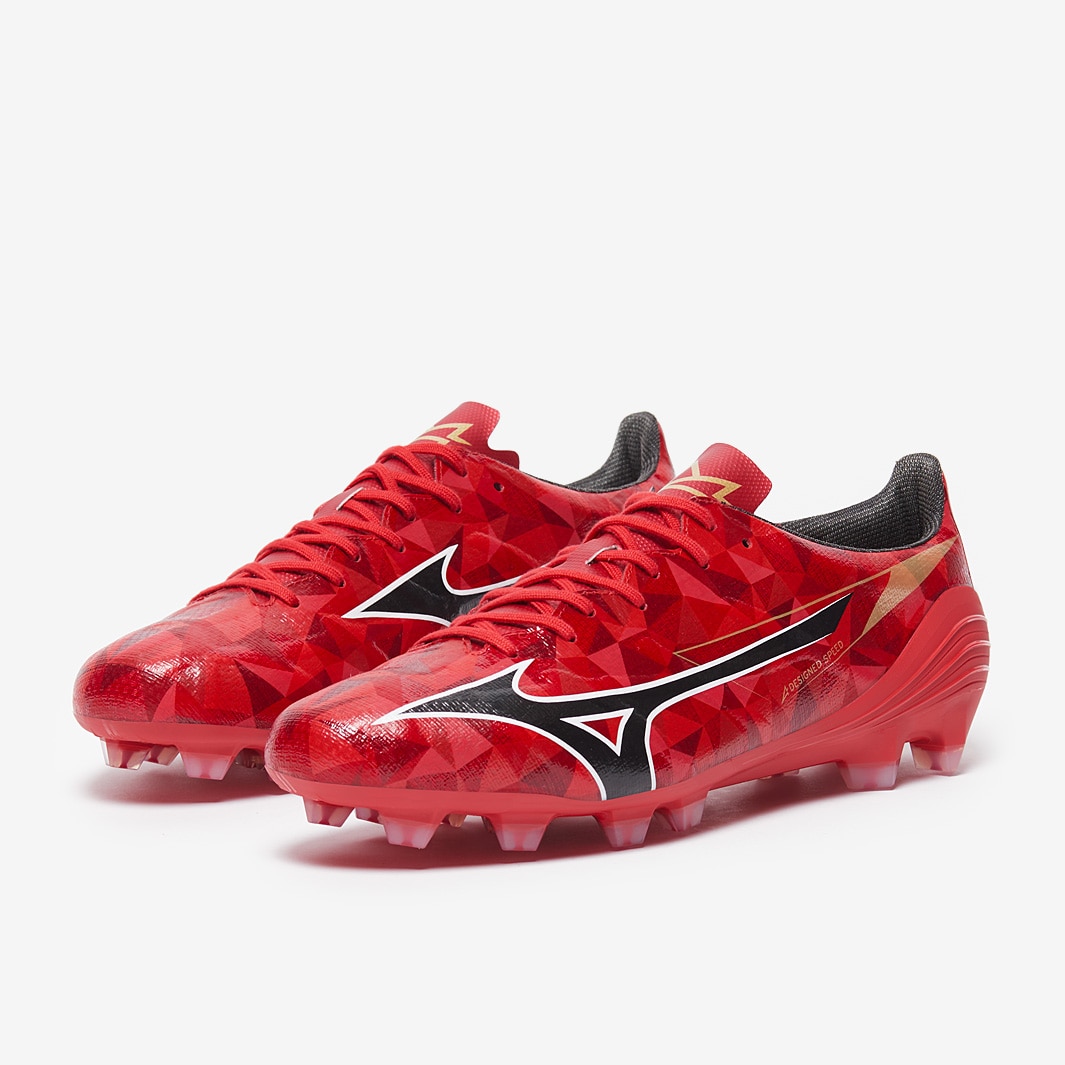 Mizuno Morelia II Made In Japan FG - High Risk Red - White