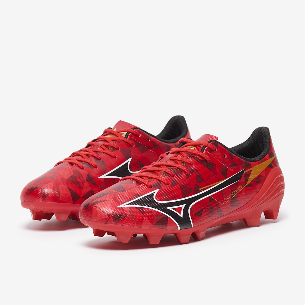 Mizuno Alpha II Select Firm Ground - Morelia 40th Red/Black/Gold