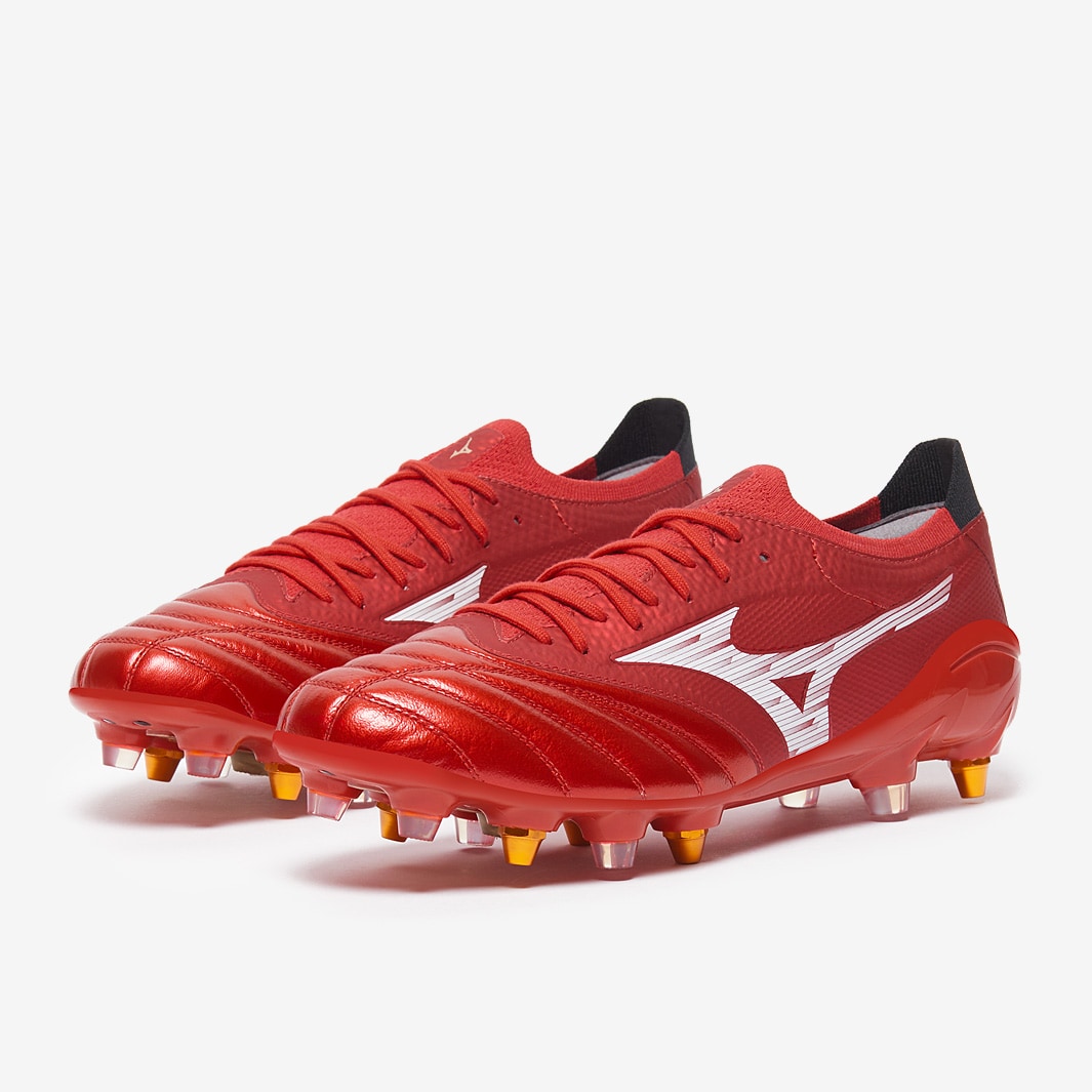 Mizuno Morelia Professional Model レッド Mizuno Morelia II Made in Japan Firm Ground - Morelia 40th Red
