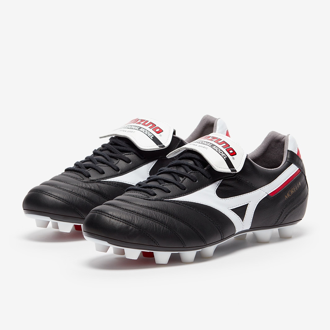 Mizuno Morelia II Made in Japan Firm Ground - Black/White/Chinese