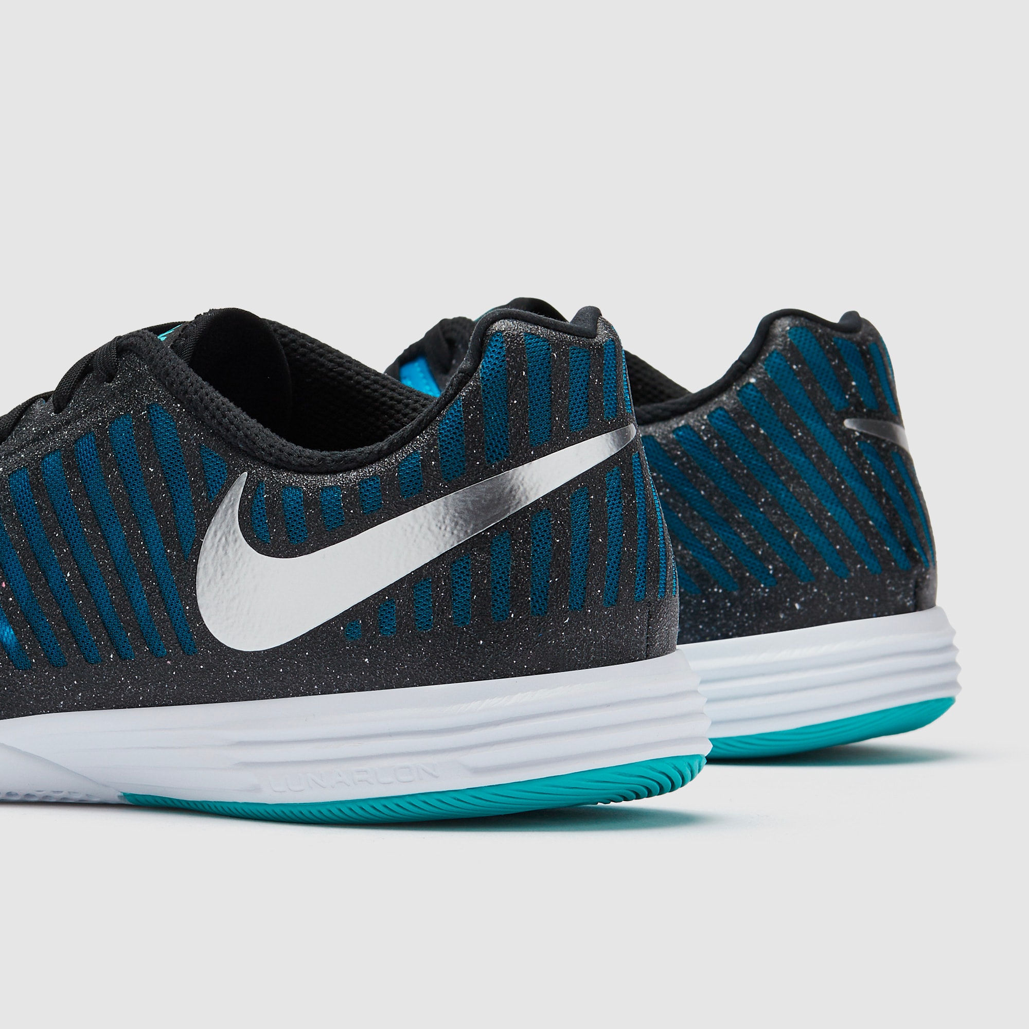 Nike LunarGato II - Mtlc Silber/Schwarz/Neptune Blau - Erwachsenen