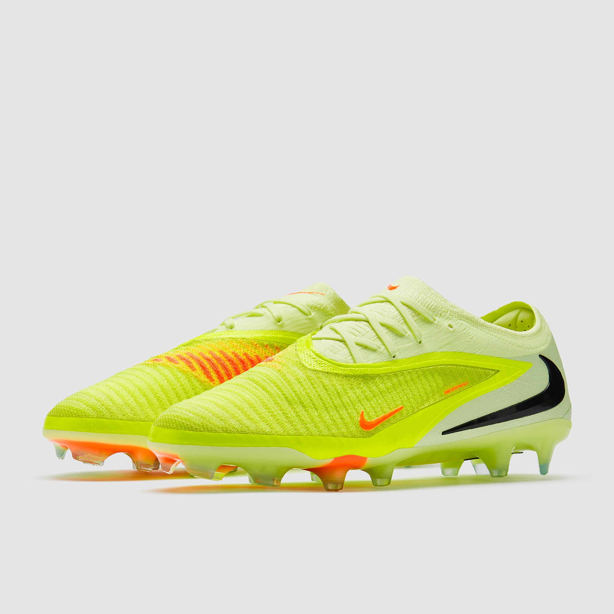 Nike Phantom Elite Low Firm Ground Limelight/Hyper Crimson