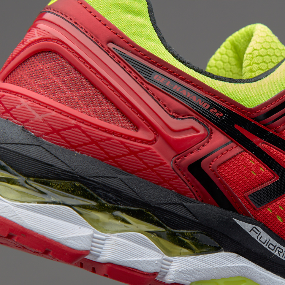 Asics Gel-Kayano 22 - Mens Shoes - Red Pepper/Black/Flash  display picture 3