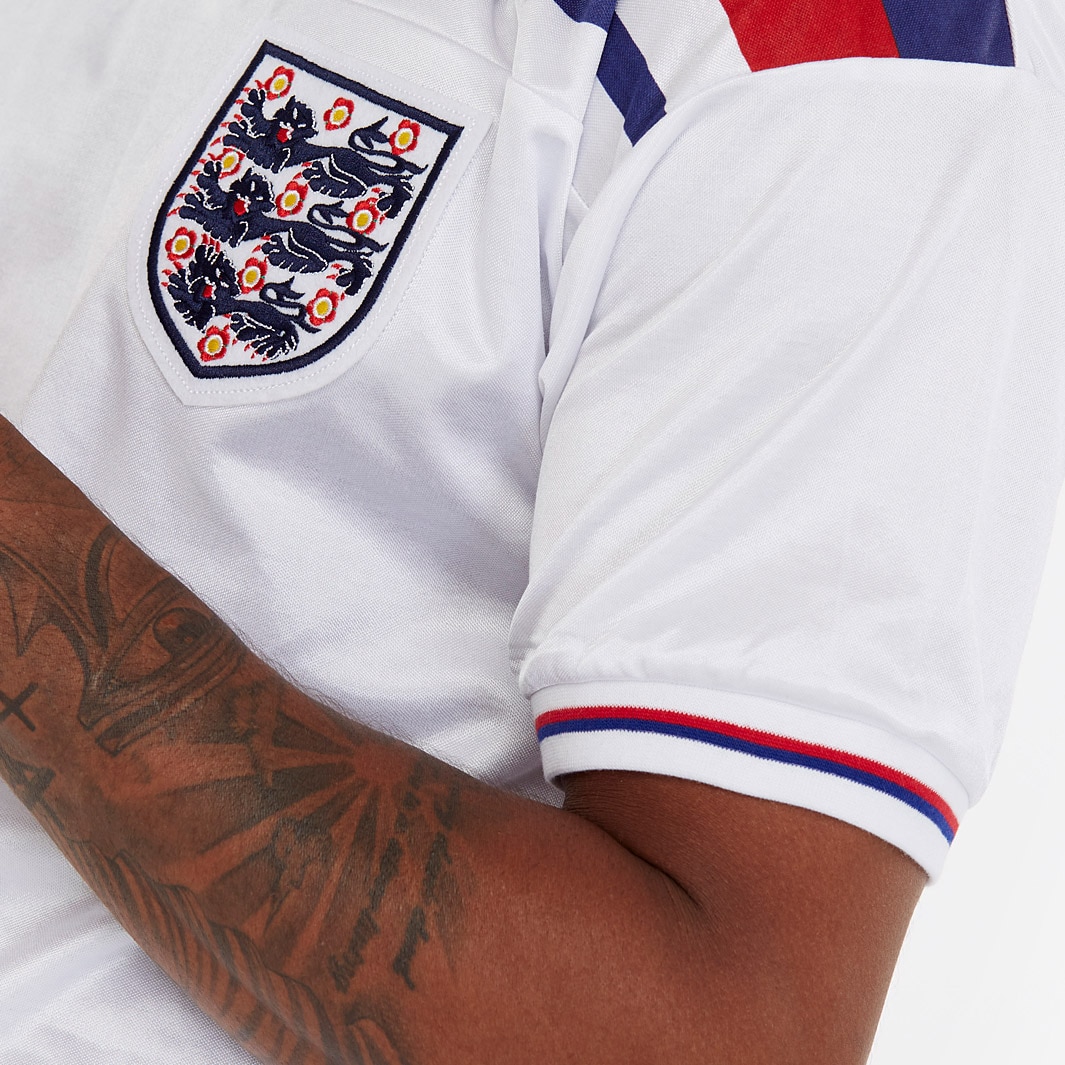 ウェア Score Draw England White Score Draw England '90 World Cup Retro Home Shirt - JD