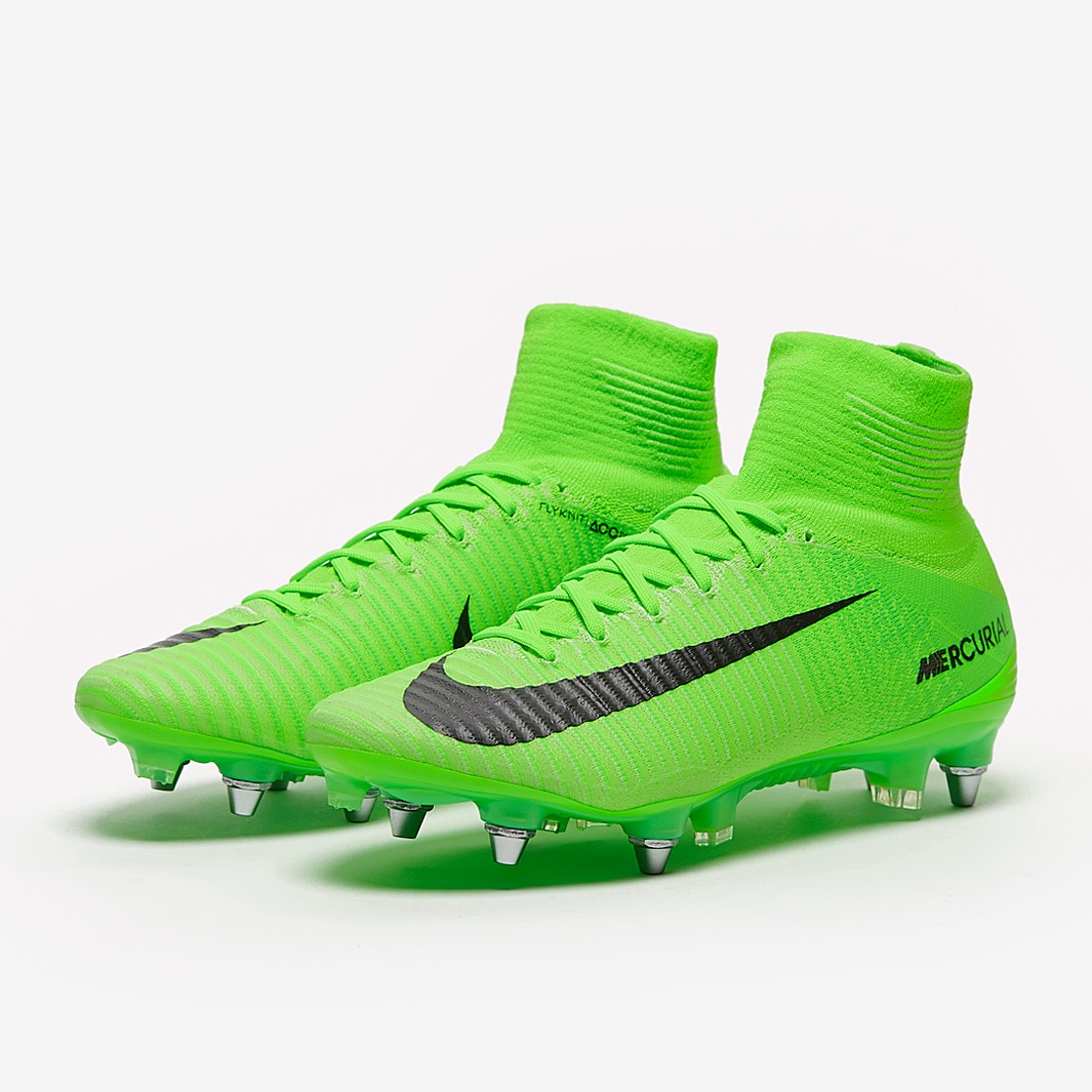 Botas de futbol Nike Superfly V SG Pro Verde eléctrico/Negro/ Verde fantasma | Pro:Direct Soccer