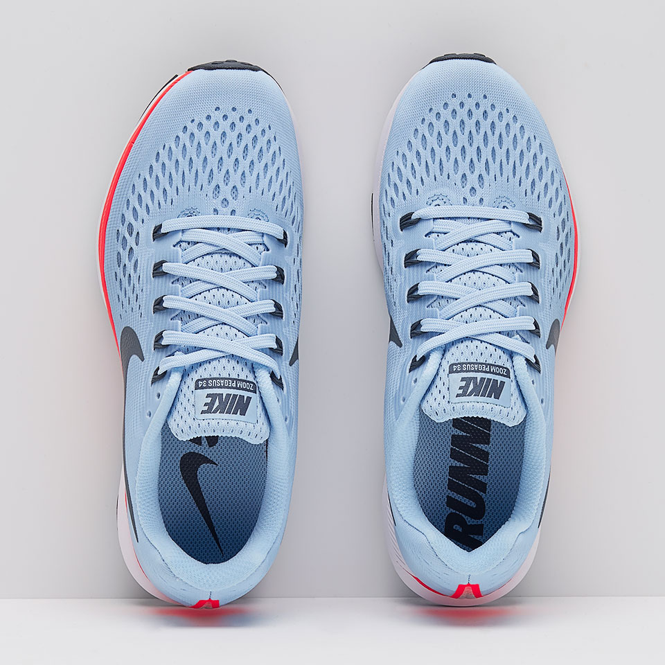 Zapatillas hombre-Nike Air Zoom Pegasus 34 - Azul/Crimson/Blanco - 880555-404 | Pro:Direct