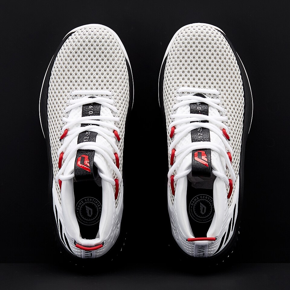 Mens Shoes adidas Dame Crazy Time II Ftwr White/Core Black