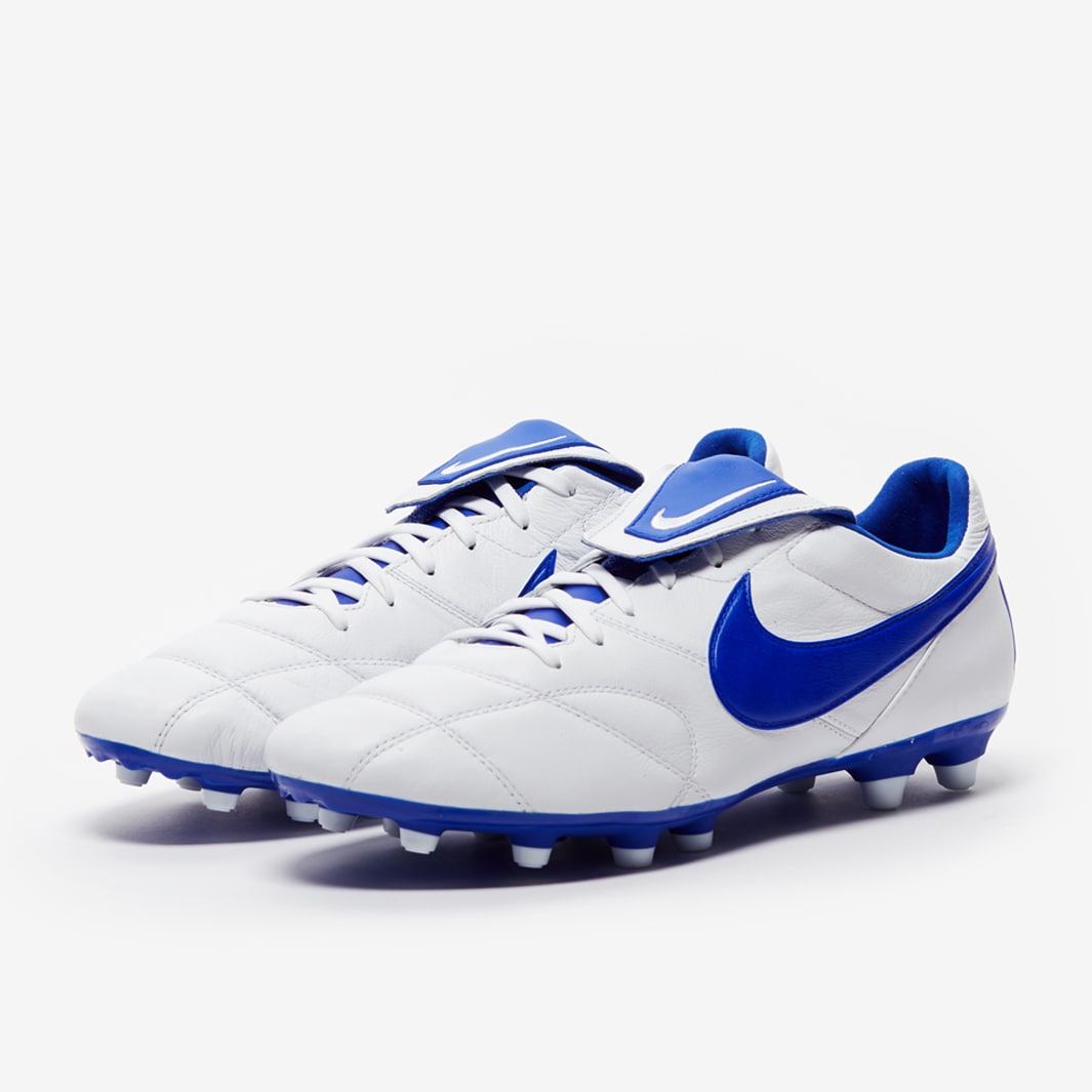 Nike premier 2.0 white blue on sale