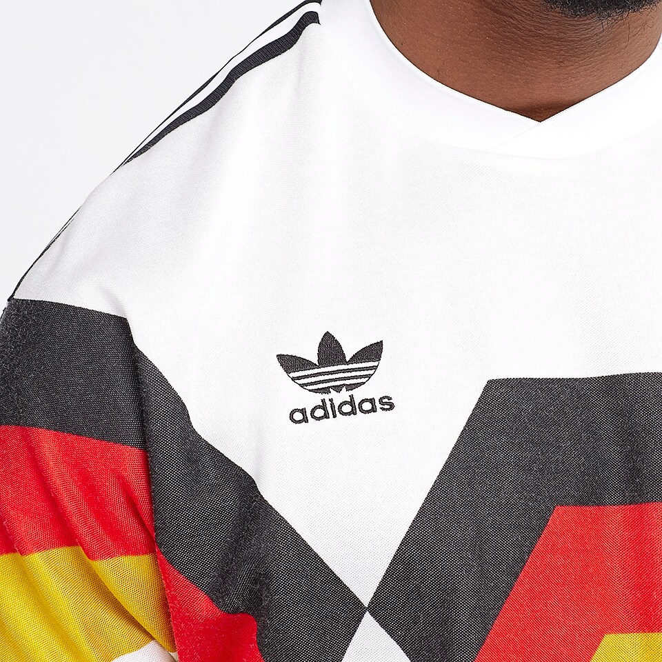 adidas Originals Retro Germany Football Jersey In White Ce2343 for