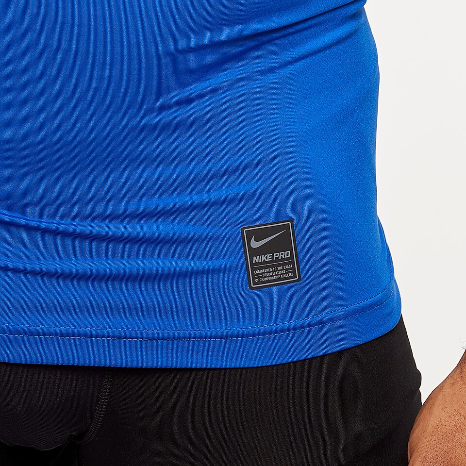 Nike Pro Shortsleeve Compression Top Game Royal/Black/Black Mens