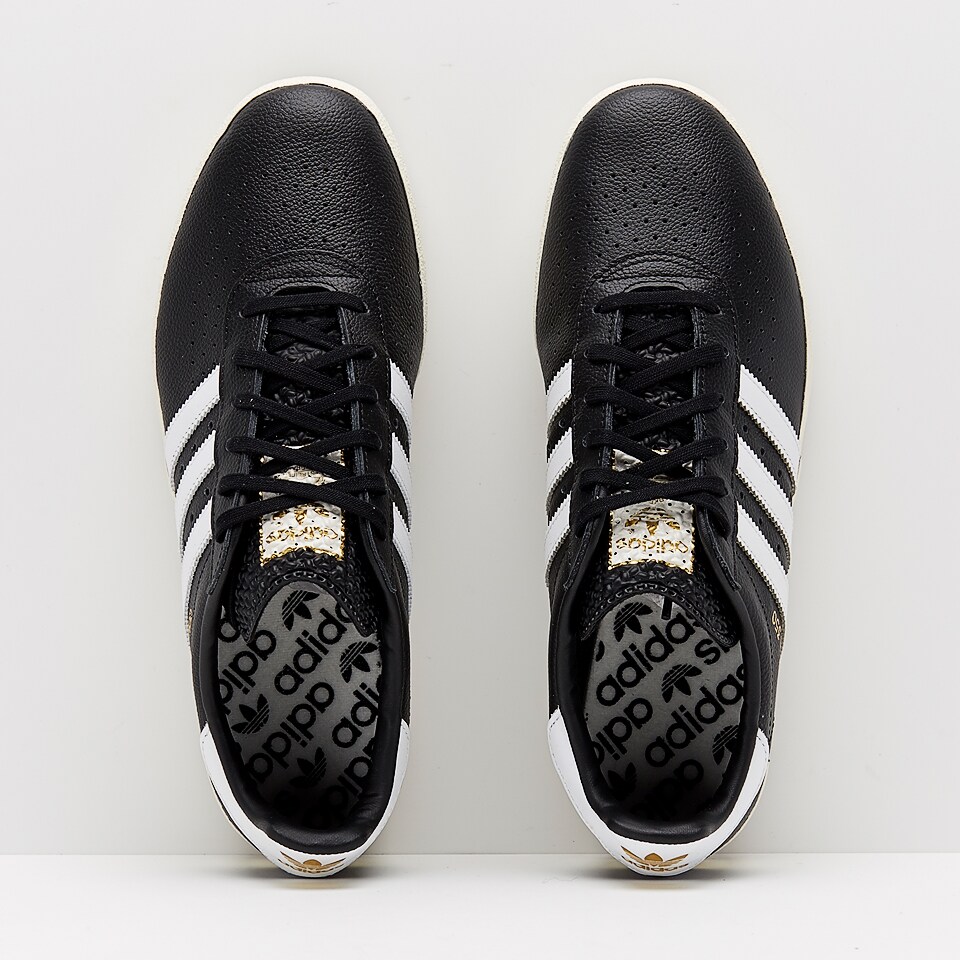 350 Trainers Adidas Originals 350 Black Leather Mens Shoes