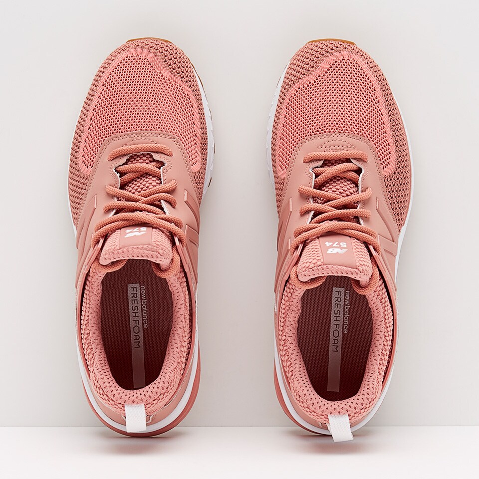 Womens Shoes New Balance 574 Salmon WS574WC