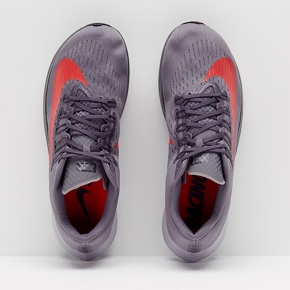 nike zoom fly grey red