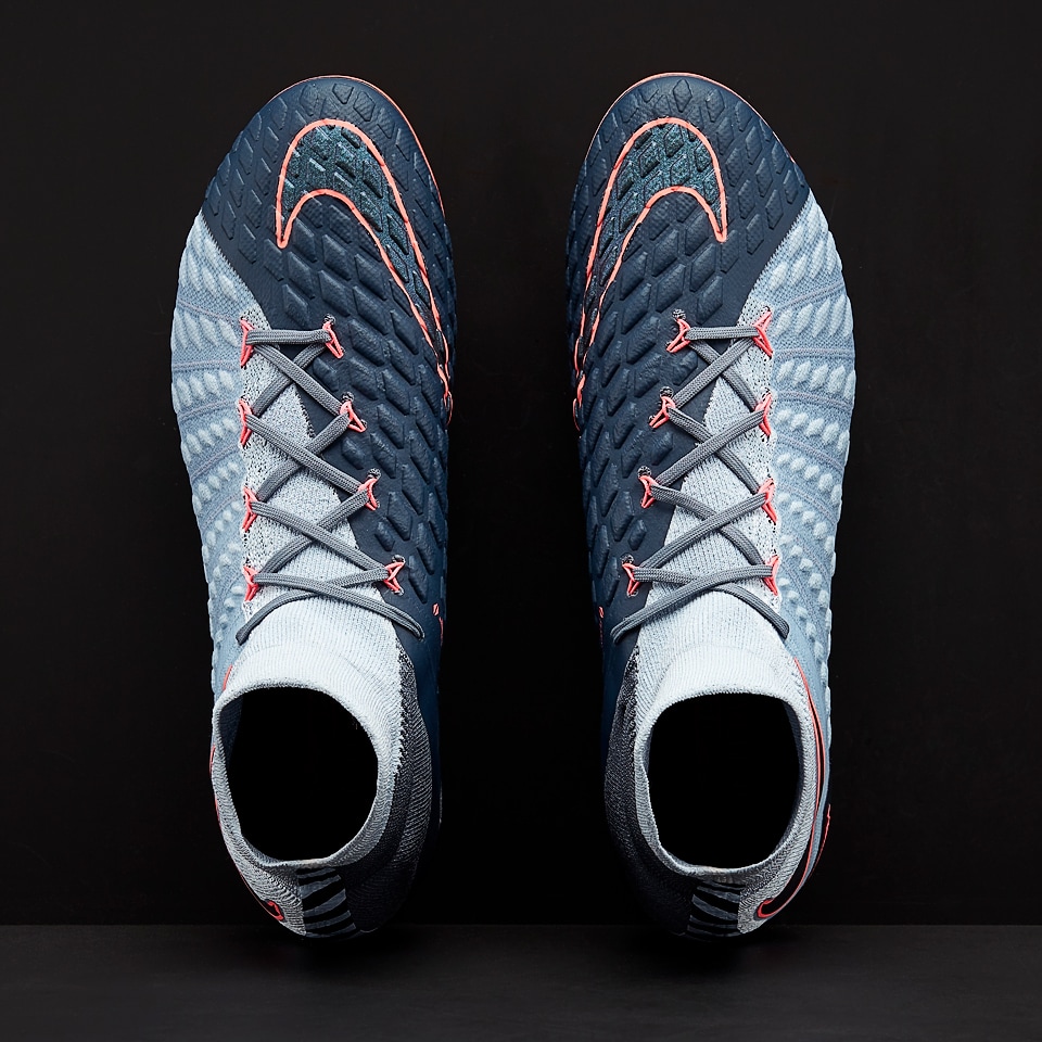 Nike Hypervenom Phantom III DF SG Pro Light Armory Blue Armory Navy Armory Blue Mens Boots Soft Ground Pro Direct Soccer