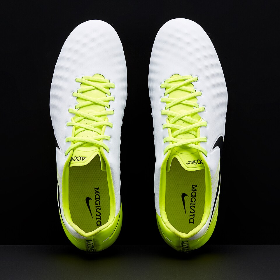 Nike Magista Opus II SG Pro AC White/Black/Volt/Wolf Grey Mens