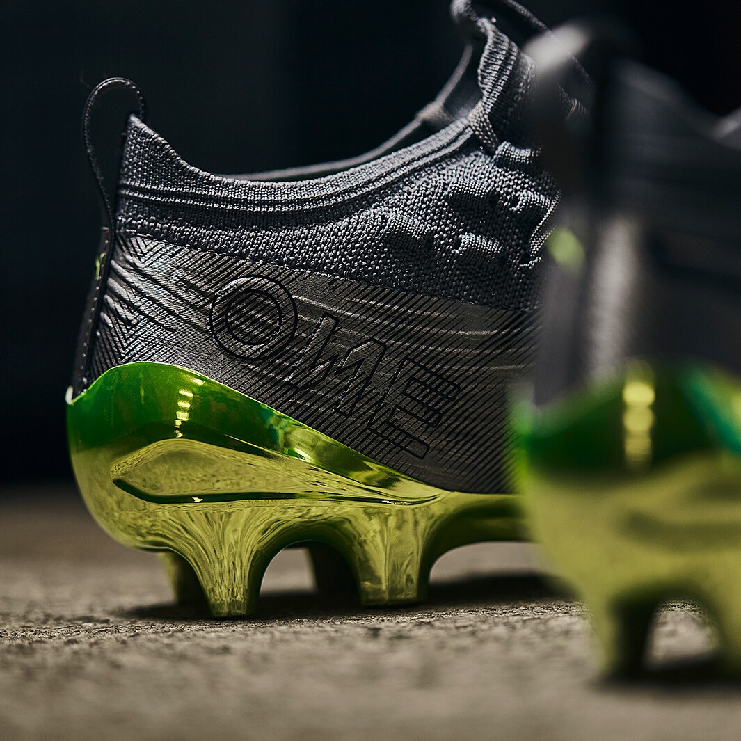 Puma One 19.1 Syn Limited Edition FG AG Mens Boots Firm Ground Aged Silver Charcoal Grey Fizzy Yellow Pro Direct Soccer