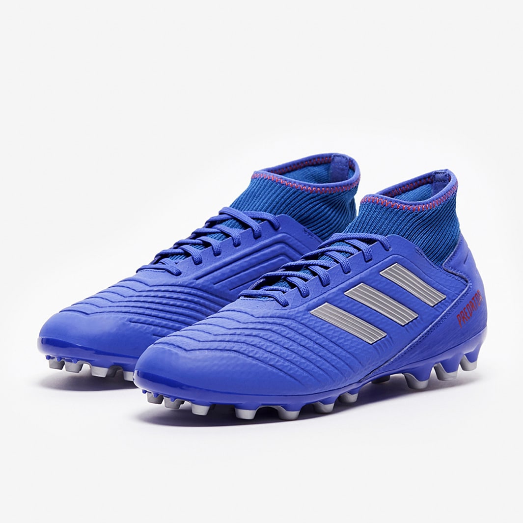 adidas Predator AG Bold Blue/Silver Metallic/Active Red
