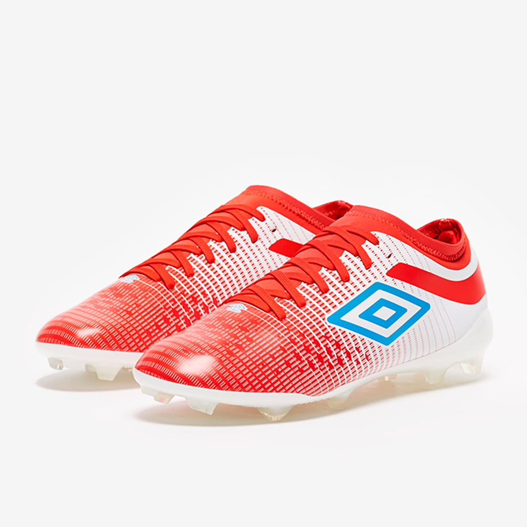 Umbro Crampons de football Velocita Elixir Premier Fg pour homme, Rouge /blanc/bleu., 8