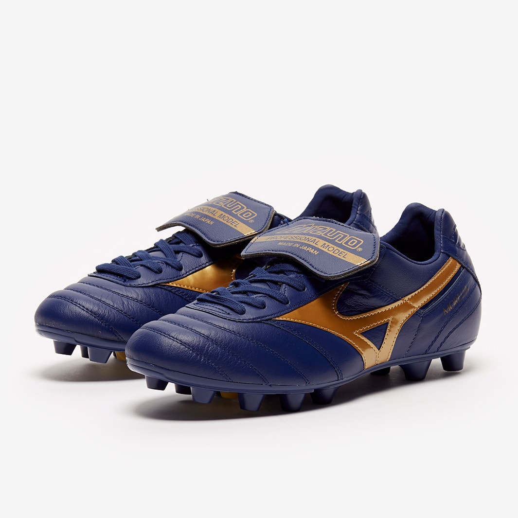 Mizuno Morelia II FG Made In Japan - Blue Depths/Gold - Firm Mizuno Morelia II FG Made In Japan - Blue Depths/Gold - Firm