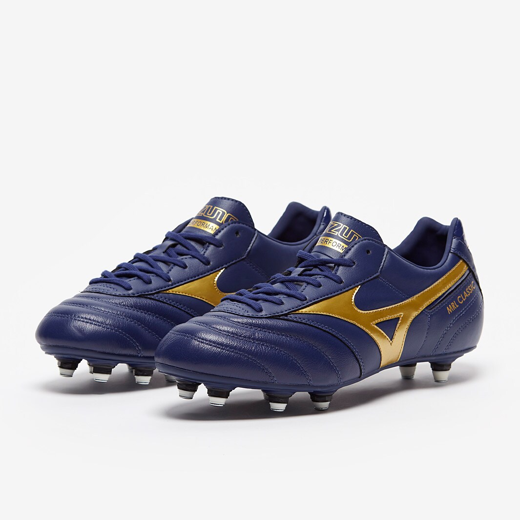 Mizuno Morelia Classic SG - Blue Depths/Gold - Soft Ground
