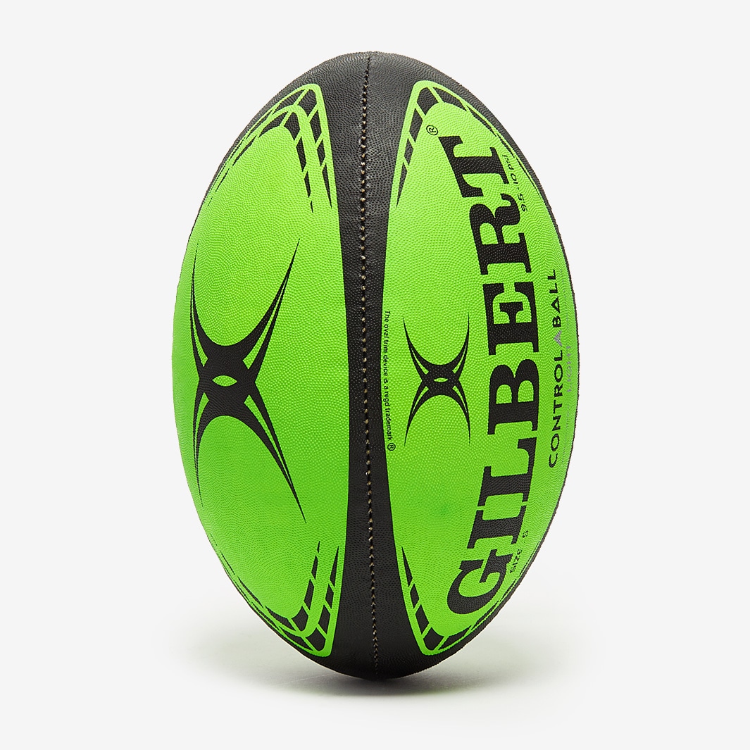 Gilbert Training ControlaBalls (5 Pack) Green / Black Rugby Balls