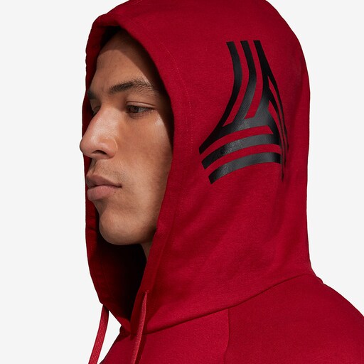 adidas Tango Sweat Hoody - Active Maroon image 6 |