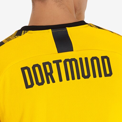 Puma Borussia Dortmund 19/20 Home Jersey SS - Cyber Yellow/Puma Black image 6 |