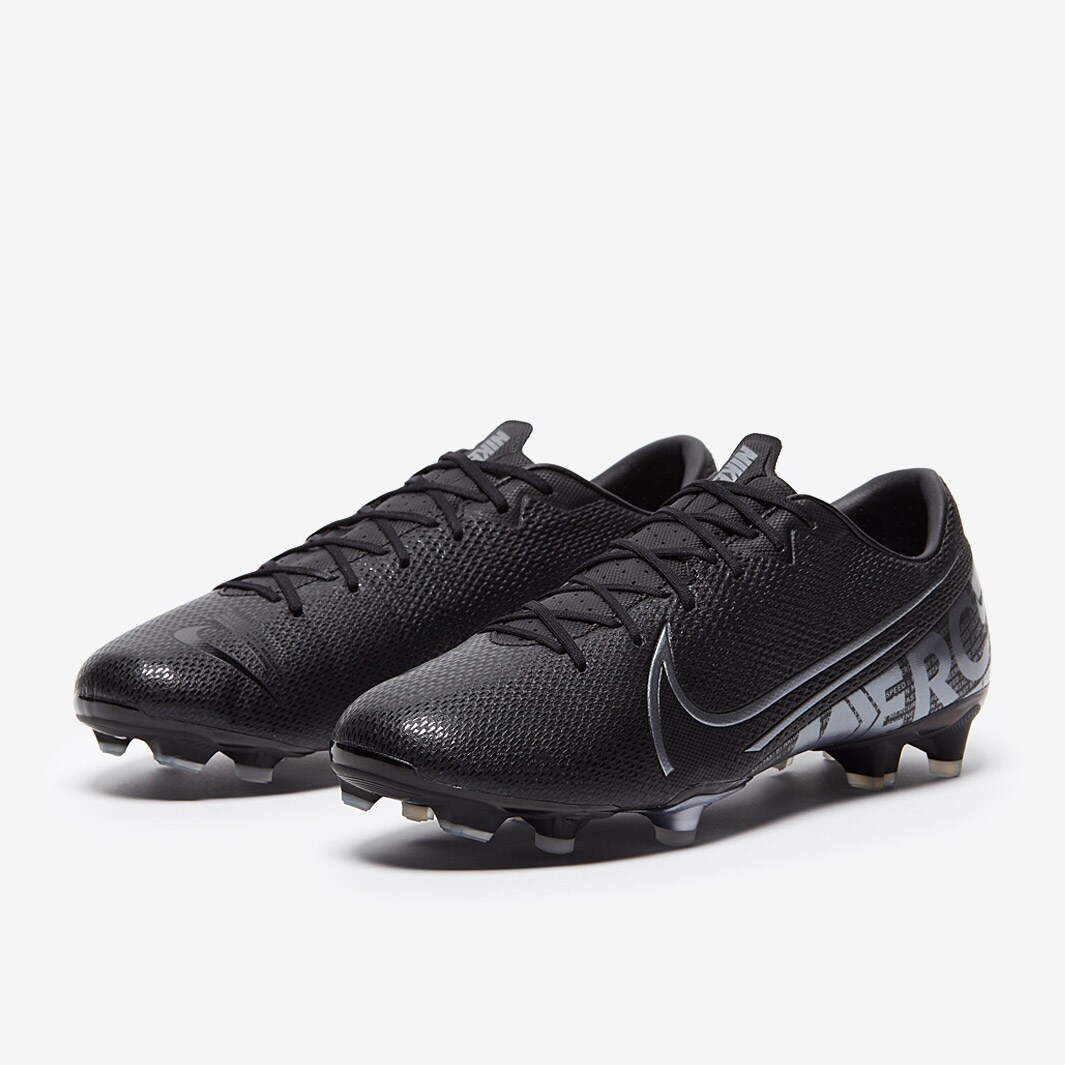 Nike Mercurial Vapor XIII Academy FG MG Black Metallic Cool Grey Firm Ground Mens Boots Pro Direct Soccer