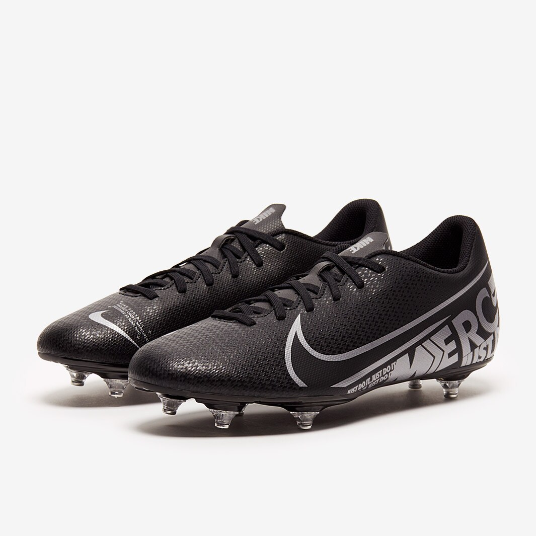 Nike Mercurial Vapor XIII Club SG - Black/Metallic Cool Grey