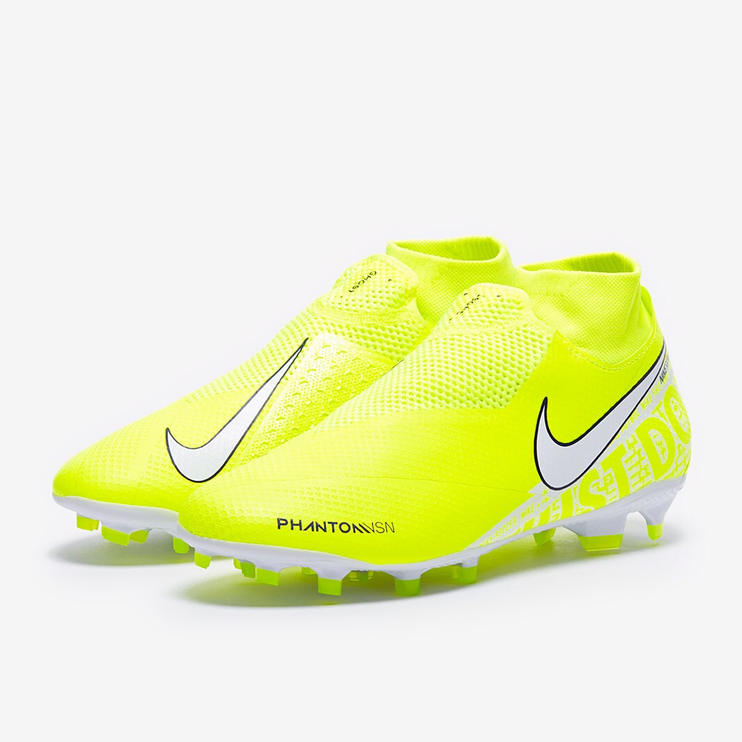 Botas de fútbol Nike Phantom Pro FG - Botas de fútbol - Firmes - Fluorescente/Blanco | Pro:Direct Soccer